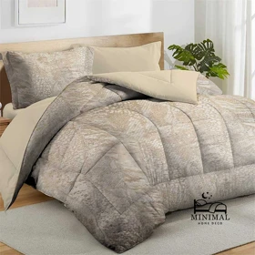 سرویس روتختی مخمل شانل طلاکوب پوست ماری مدل EO