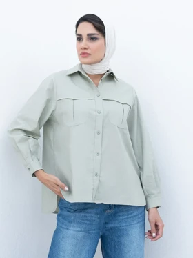 شومیز زنانه لوکه Lokke کد 00075 (سبز)