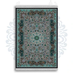 فرشینه از جنس پارچه هازان مخمل ترک طرح سنتی و مدرن برند دفه کد DDSS54