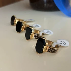 انگشتر مردانه استیل کد am10003