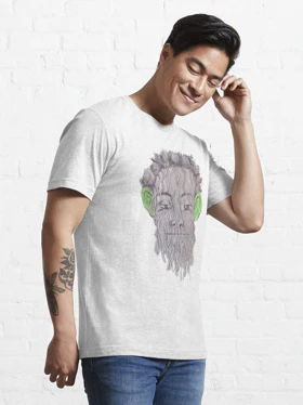 تیشرت طرح کارآگاه حقیقی Green Eared Spaghetti Monster