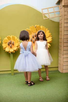 پیراهن تور سفید