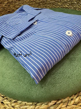 مانتو لینن راه راه