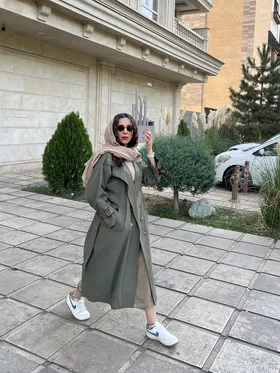 ترنچ کت گندم