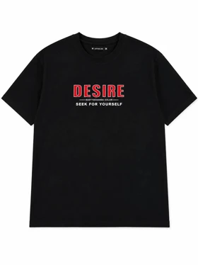 تیشرت مردانه ماکان طرح DESIRE کد 1096