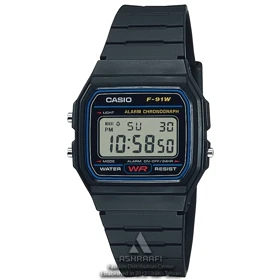 ساعت کاسیو دیجیتالی مشکی Casio F-91W-282