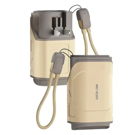 پاوربانک فست و شارژر دیواری تراول ایکس گرین لاین مدل GL-PX20 ظرفیت 10000 میلی آمپر ساعت (کرم)