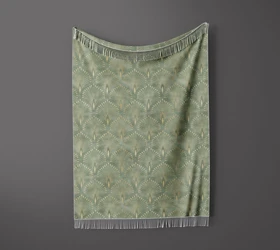 شال مبل ریش دار sofa shawl 78