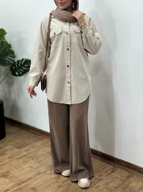 مانتو مداد رنگی پسته (کد 3140)(ایراد دار)