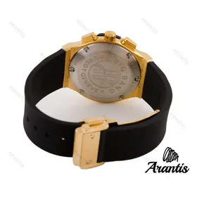 ساعت هابلوت زنانه سه موتوره طلایی صفحه مشکی w-3675