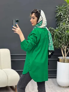 مانتو دو جیب پاکتی لنا