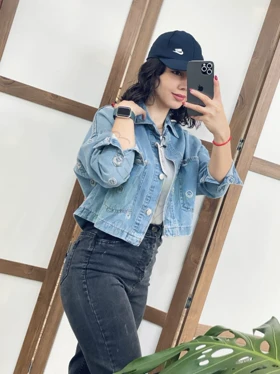 کراپ کت جین لبخند