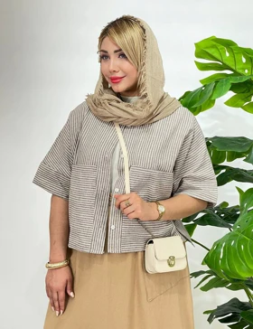کراپ راه راه نسترن کد : 50501