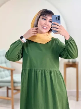 پیراهن مانتویی طناز