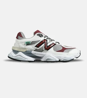 کفش کتانی مردانه و زنانه سفید قرمز طوسی NEW BALANCE 9060
