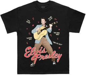 تیشرت الویس پرسلی | Elvis Presley Unisex-Adult Official Merch Iconic کد 248263