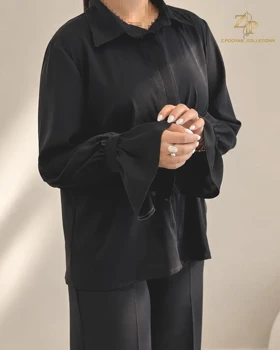 شومیز زنانه کرپ لاوین