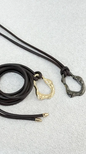 کمربند گره‌ای چرم