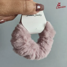 کش مو خزدار صورتی کد 24