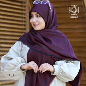 روسری نخ ژاکارد رونا پیچی