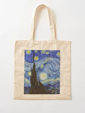 توت بگ طرح ون گوگ starry night van gogh کد 271340