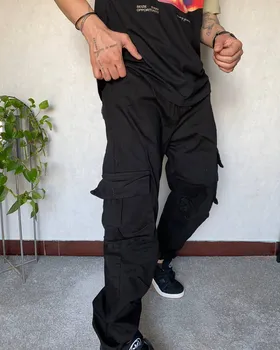 شلوار کارگو BALENCIAGA کتان رنگ مشکی