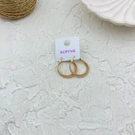 گوشواره زنانه با طرح حلقه‌ای ژوپینگ، انتخابی شیک و خاص Xuping