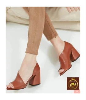 کفش صندل مجلسی و تابستانه زنانه پاشنه قوسی