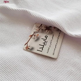 تیشرت آستین کوتاه زنانه سفید مدل 4443-5430