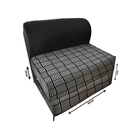 کاناپه تخت شو یک نفره حصیری مدل M1094