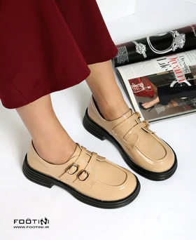 کفش کالج لوفر زنانه LVL two buckles