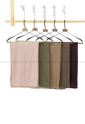 شال موهری ساده رنگی کد1004413