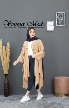 مانتو حریر میله ای آماندا