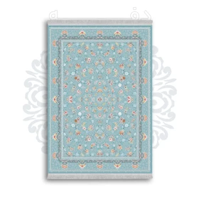*جدید* فرشینه از جنس پارچه شانل مخمل ترک طرح فانتزی برند دفه کد 570