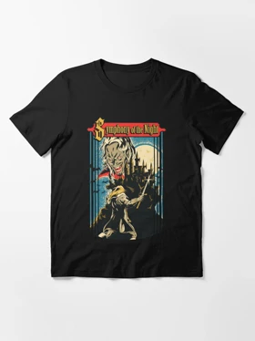 تیشرت کسلوانیا تیشرت castlevania طرح Symphony of the Night