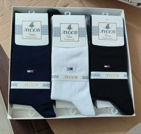 تولیدی جوراب ساق بلند مردانه 12 جفتی فری سایز