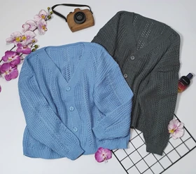 ژاکت 4 دکمه طرحدار کد 40177