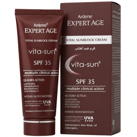 کرم ضد آفتاب بی رنگ آردن اکسپرتیج مدل Vita-Sun با SPF35 حجم 45ml