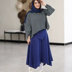دامن و شومیز مثلثی (کالکشن عیدانه 1404) کد 1353