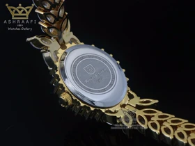 ساعت رویال کرون نگین‌دار طلایی Royal Crown Diamond L1
