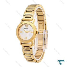 ساعت زنانه ورساچه Petit طلایی صفحه سفید Versace-6359-L