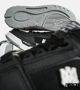 کفش کتانی مشکی سفید AMIRI MA2 Leather