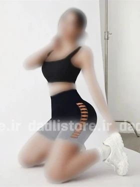شورتک ورزشی سیملس پشت چروک آمبره زاپ‌دار