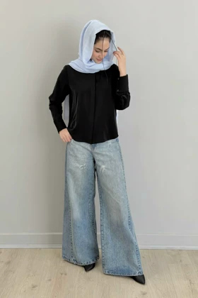 شومیز کلاسیک (مشکی)