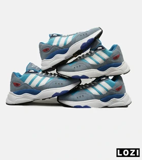 کفش کتانی مردانه آبی سفید ADIDAS torsion