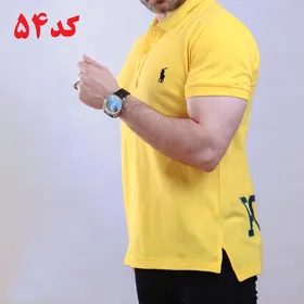 تیشرت جودون مردانه POLO زرد