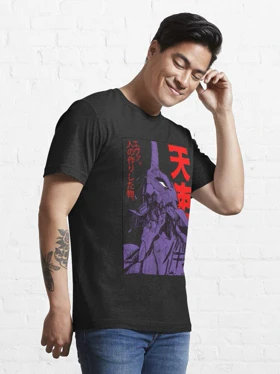 تیشرت طرح نئون جنسیس | Evangelion robot kanji Classic کد 221229