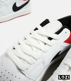 کفش کتانی مردانه سفید مشکی قرمز NIKE SB dunk Low Pro