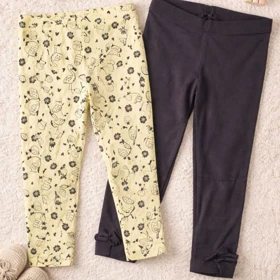 شلوار دخترانه لوپیلو کد Z-SX32 مجموعه 2 عددی