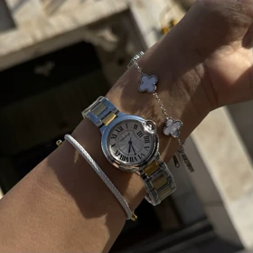 ساعت کارتیر و دستبند ونکلیف ست تاسیان